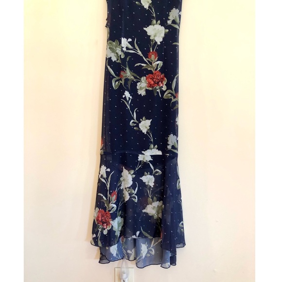 ASOS hope&ivy embroidered midi dress w/ peplum hem - Picture 8 of 11